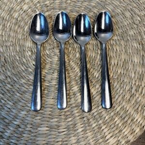 4 x Splendide Strand Stainless Teaspoons 6 ½" Flatware 18/8 Korea
